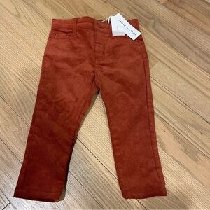 Janie and Jack NWT Corduroy Rust Pants